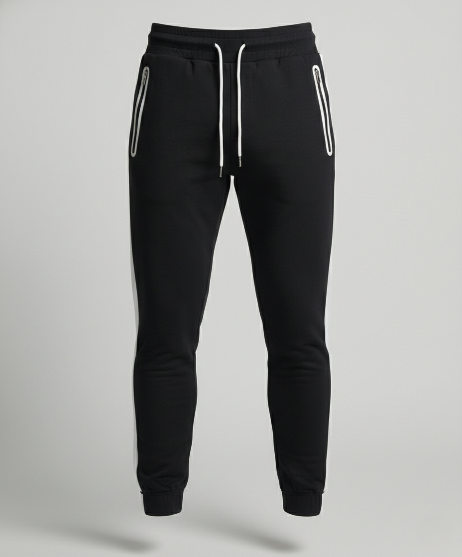 Herren sportliche Jogginghose mit innovativen Seitentaschen EB