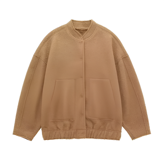 EB | Übergroße Damen Winter Aviator Jacke