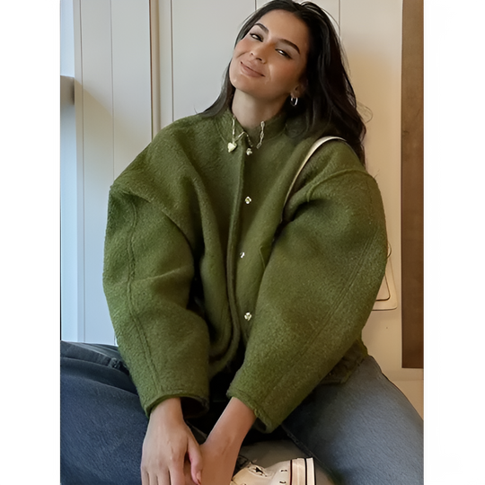 EB | Übergroße Damen Winter Aviator Jacke
