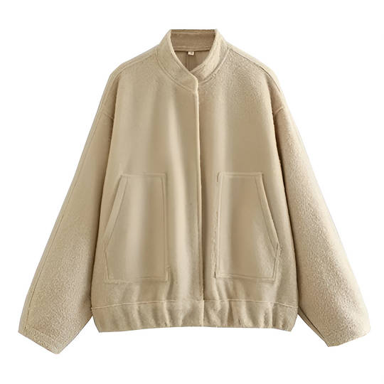 EB | Übergroße Damen Winter Aviator Jacke