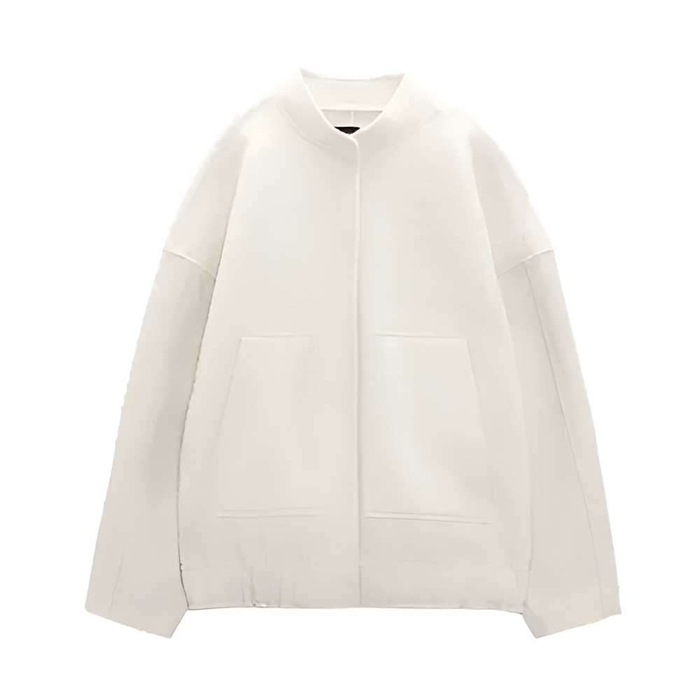 EB | Übergroße Damen Winter Aviator Jacke