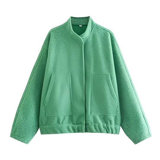 EB | Übergroße Damen Winter Aviator Jacke