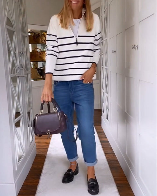 EB | Halb-Zippullover Damen