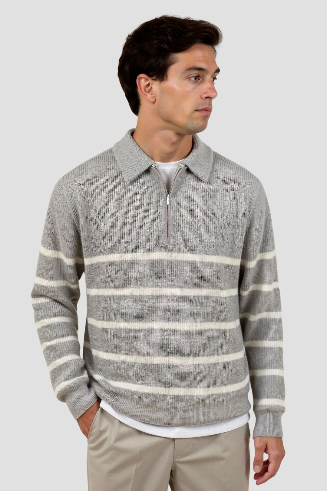 EB | Pullover mit Halbem Reißverschluss