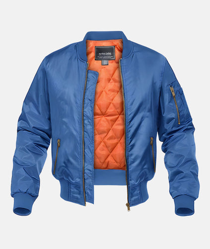 EB | Bomberjacke Herren mit Rippkragen - Lässige Bomberjacken Herren