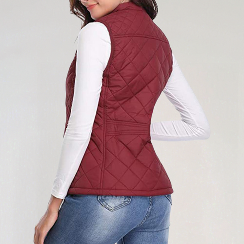 EB | Damen Wattierte Bodywarmer mit Reißverschluss und Leichtem Design