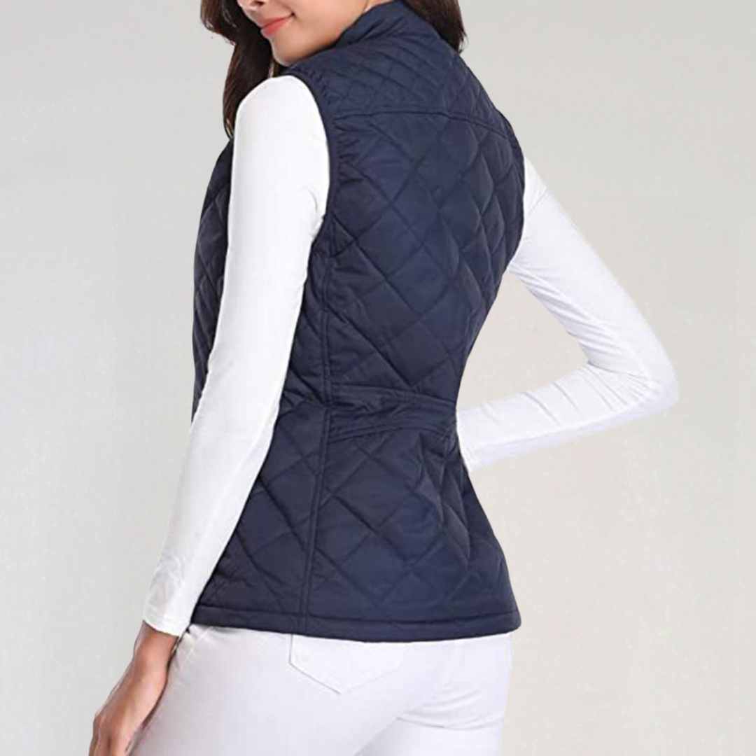 EB | Damen Wattierte Bodywarmer mit Reißverschluss und Leichtem Design