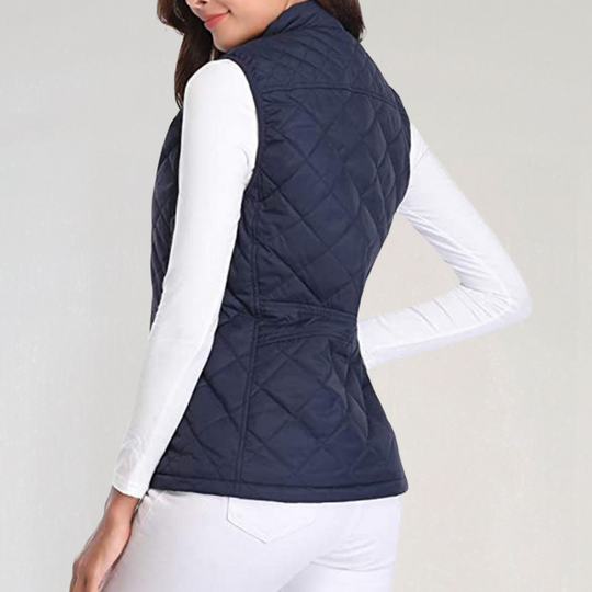 EB | Damen Wattierte Bodywarmer mit Reißverschluss und Leichtem Design