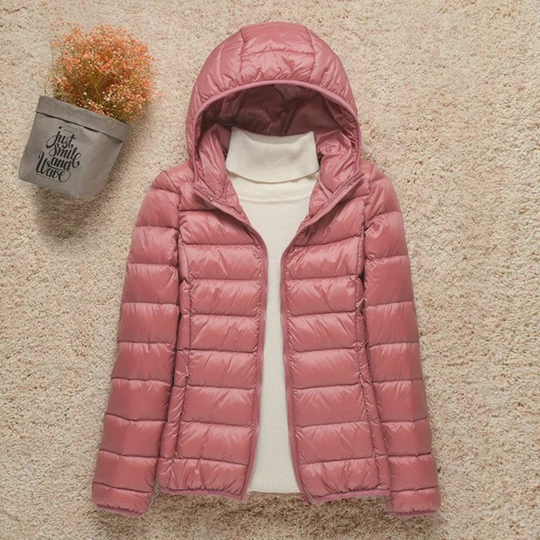 EB | Puffer Jacke - Steppleicht - Stehkragen - Wasserabweisende Wärme