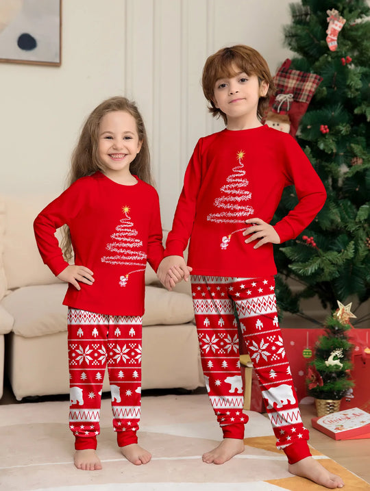EB | Weihnachts-Pyjama-Set - Weiche, Warme & Gemütliche Passende Outfits für die Feiertage