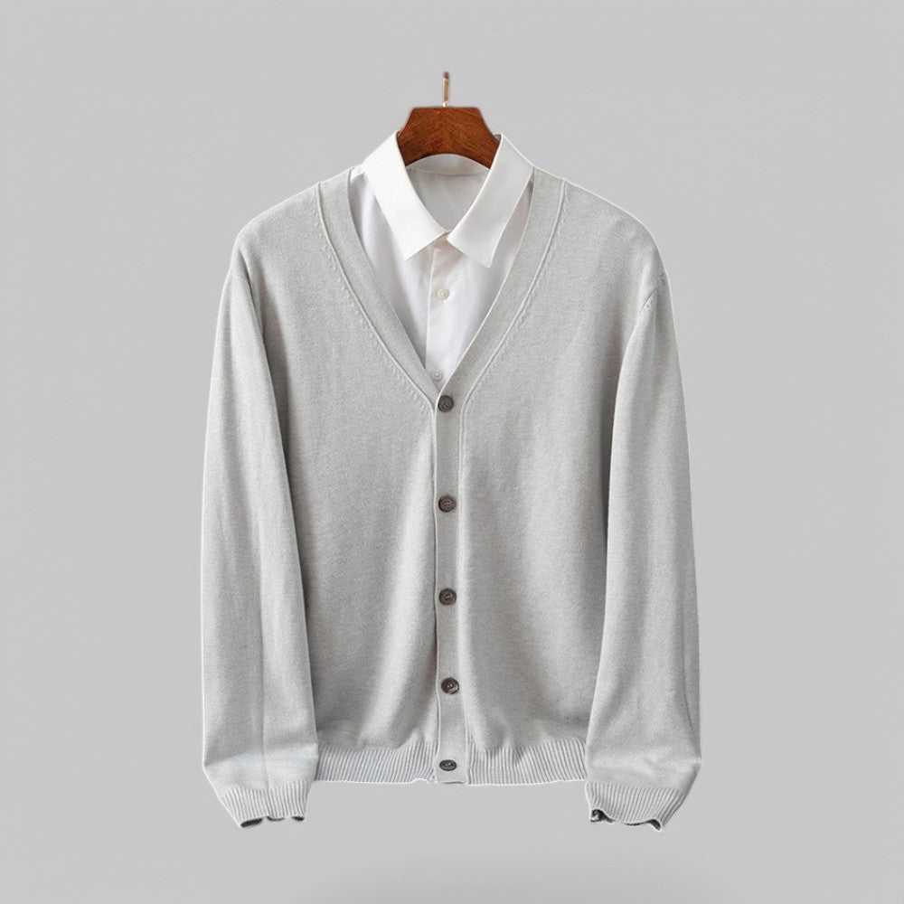 EB | Eleganter V-Ausschnitt Cardigan für Männer
