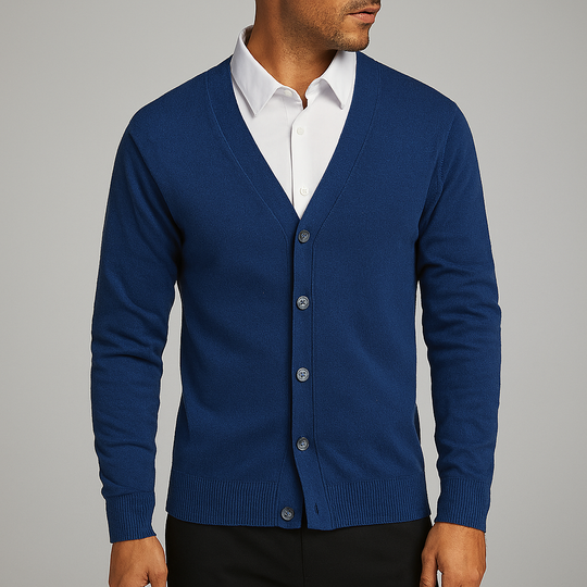 EB | Eleganter V-Ausschnitt Cardigan für Männer