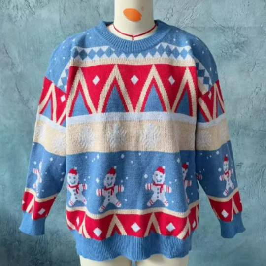EB | Sweater Strickpullover für Damen zu Weihnachten