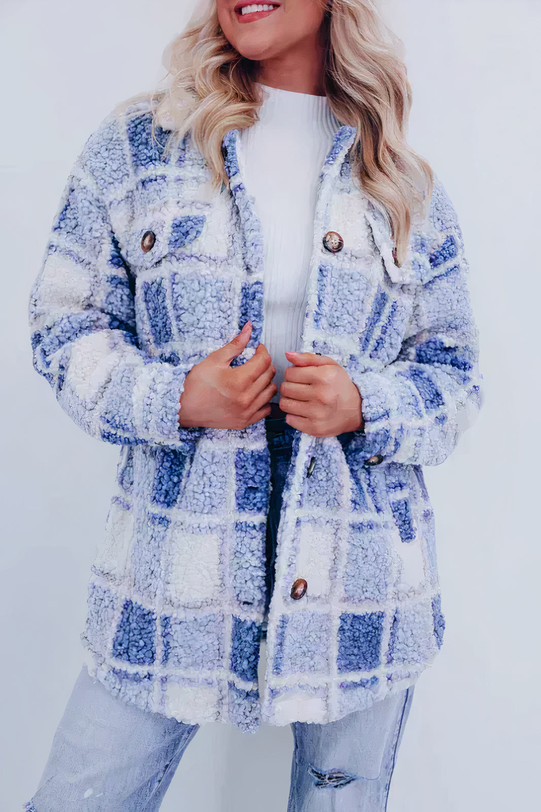 EB | Eleganter Warmer und Bequemer Damenmantel Aus Fleece