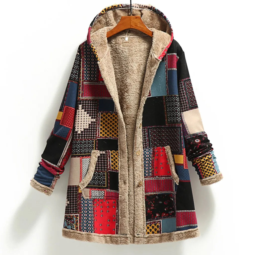 EB | Fuzzy Patchwork Jacke