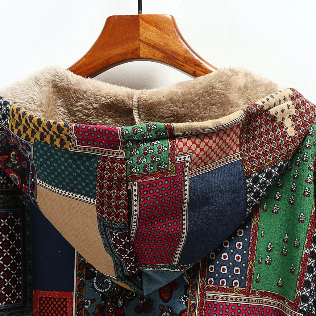EB | Fuzzy Patchwork Jacke