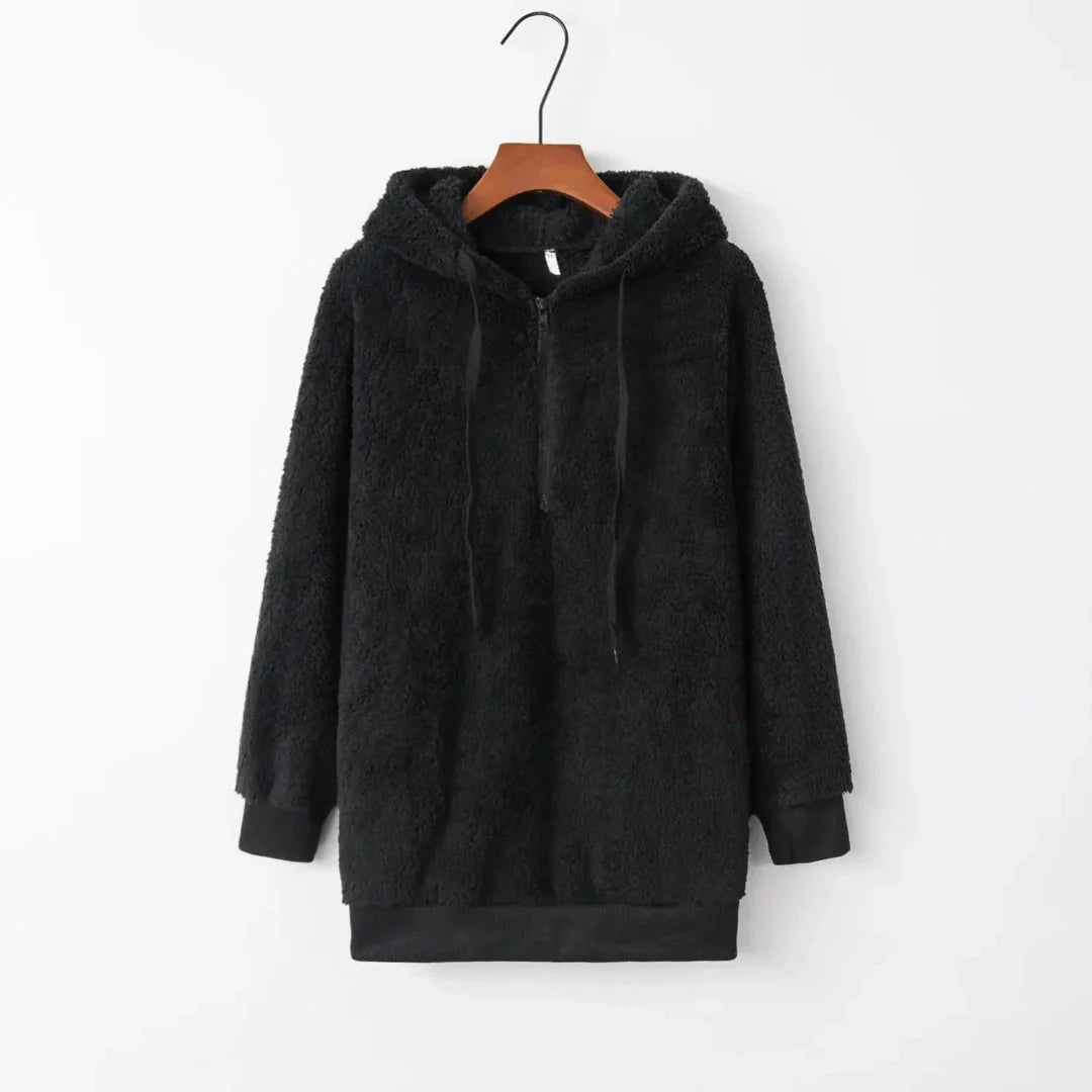 EB | Übergroßer Sherpa-Fleece-Hoodie
