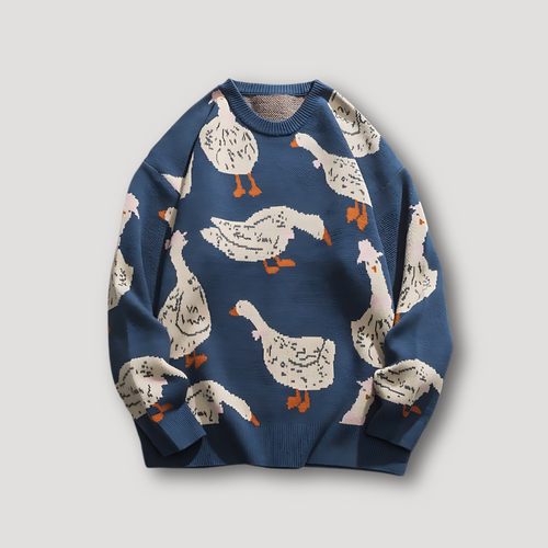EB | Pulli Grafik Gedruckt Gans Und Ente