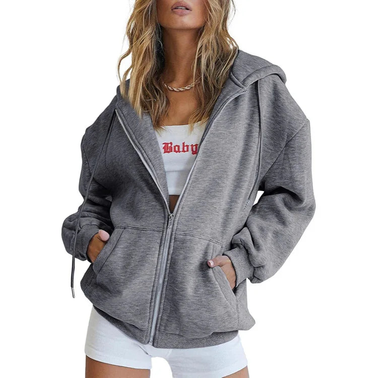 EB | Hoodie Zip-Up Sweatshirt