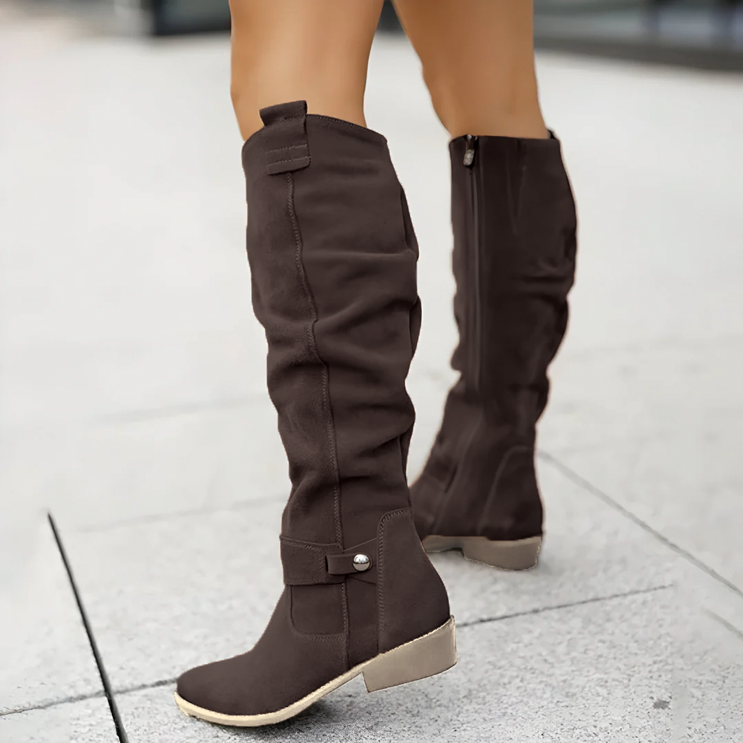 EB | Wildleder Kniehohe Stiefel