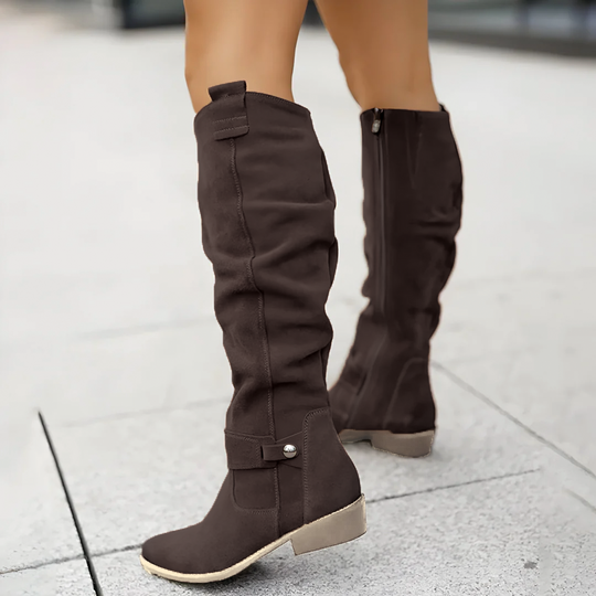 EB | Wildleder Kniehohe Stiefel