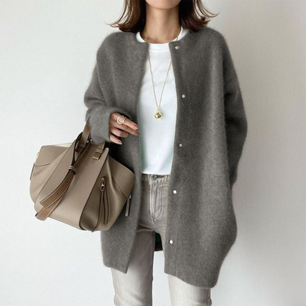 EB | Damen Cardigan mit Taschen – Liora
