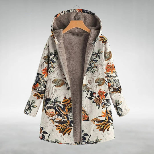 EB | Geblümte Fleecejacke