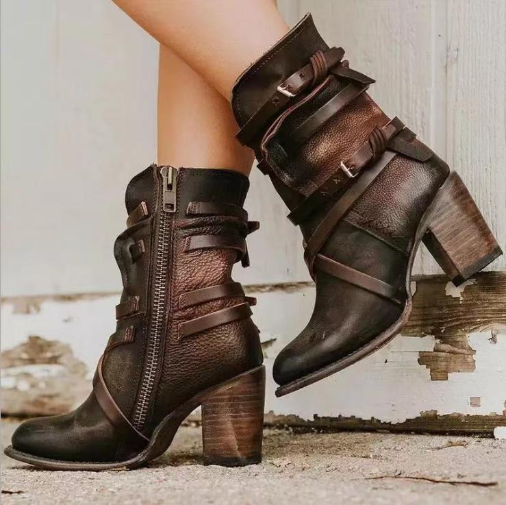 EB | Hochwertige Elegante Lederstiefel