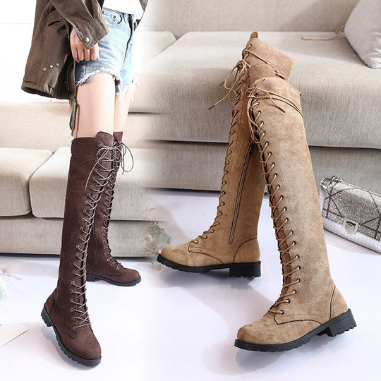 EB Knie Stiefel | Sexy, kantig und auch bequem EB