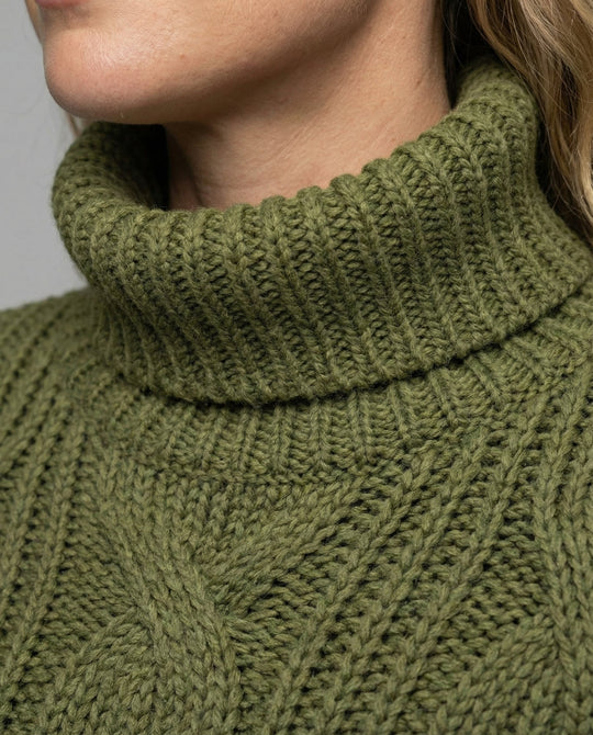 Bequemer Rollkragenpullover Damen | EB