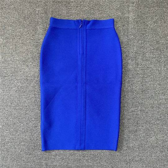 EB | Frauen Neue Rayon Bandage Rock Elegante Bleistiftrock Berühmte Sexy Club Party Kleidung Vintage Vestios