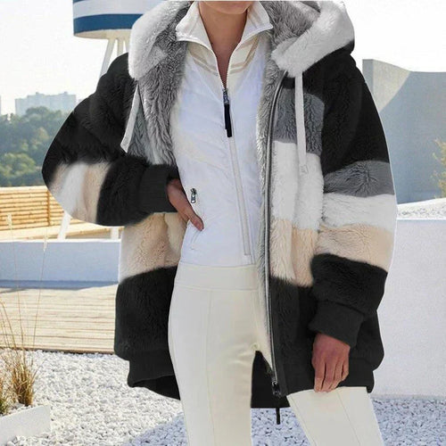 EB | Warmer und Eleganter Pelzmantel für Damen