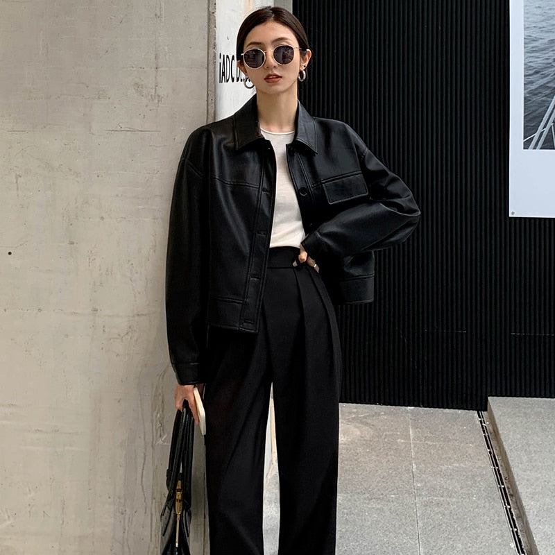 EB | Lederjacke mit Edlem Schnitt