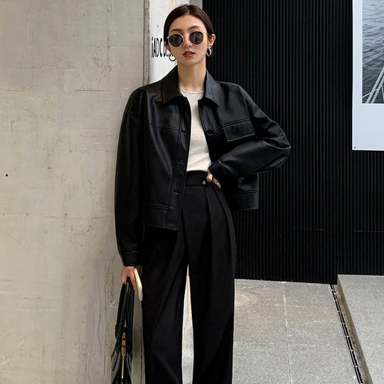 EB | Lederjacke mit Edlem Schnitt