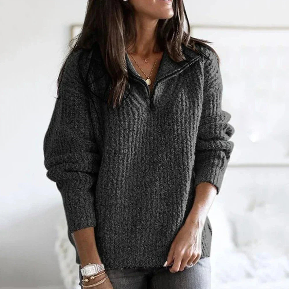 EB | Reißverschluss-Pullover für Damen