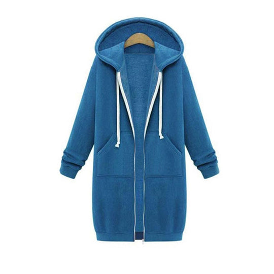 EB | Chic lange Sweatshirtjacke