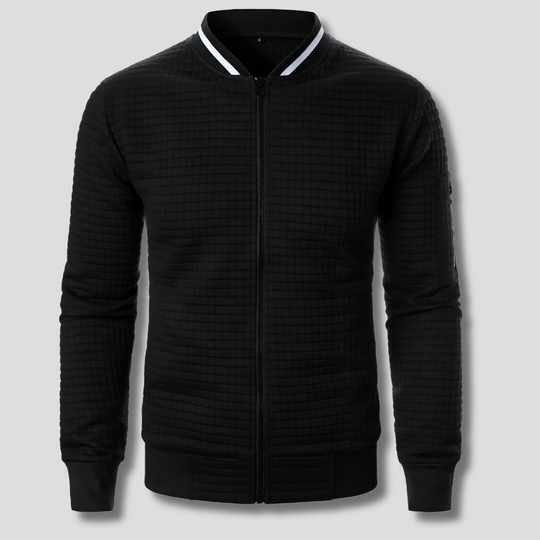 EB | Bequemer und Warmer Herrenpullover mit Reißverschluss