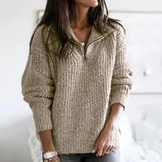 EB | Reißverschluss-Pullover für Damen