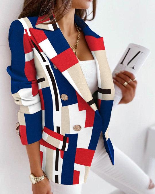 EB | Blazer mit Schlangenprint für Damen