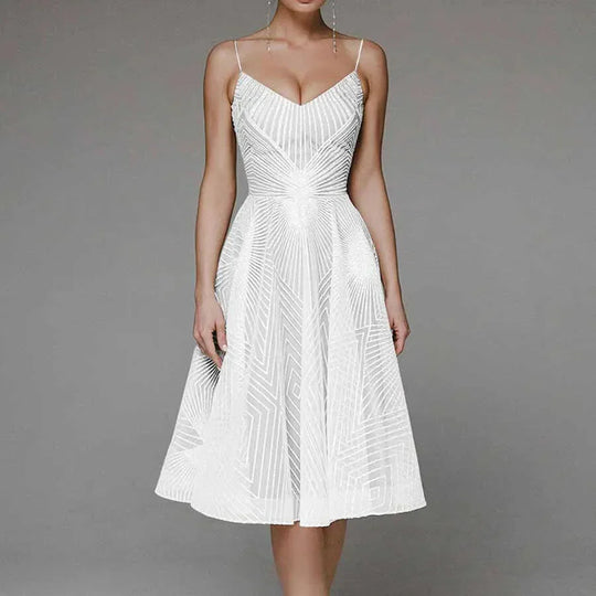 EB | Elegantes Midi Kleid Für Anlässe Tagsüber Und Abends