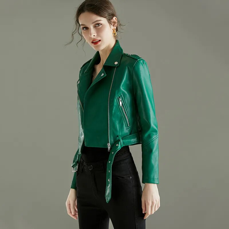 EB | Leder Damenjacke