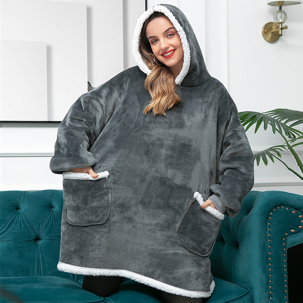 EB | Übergröße Damen Kapuzenpullover mit Kapuze