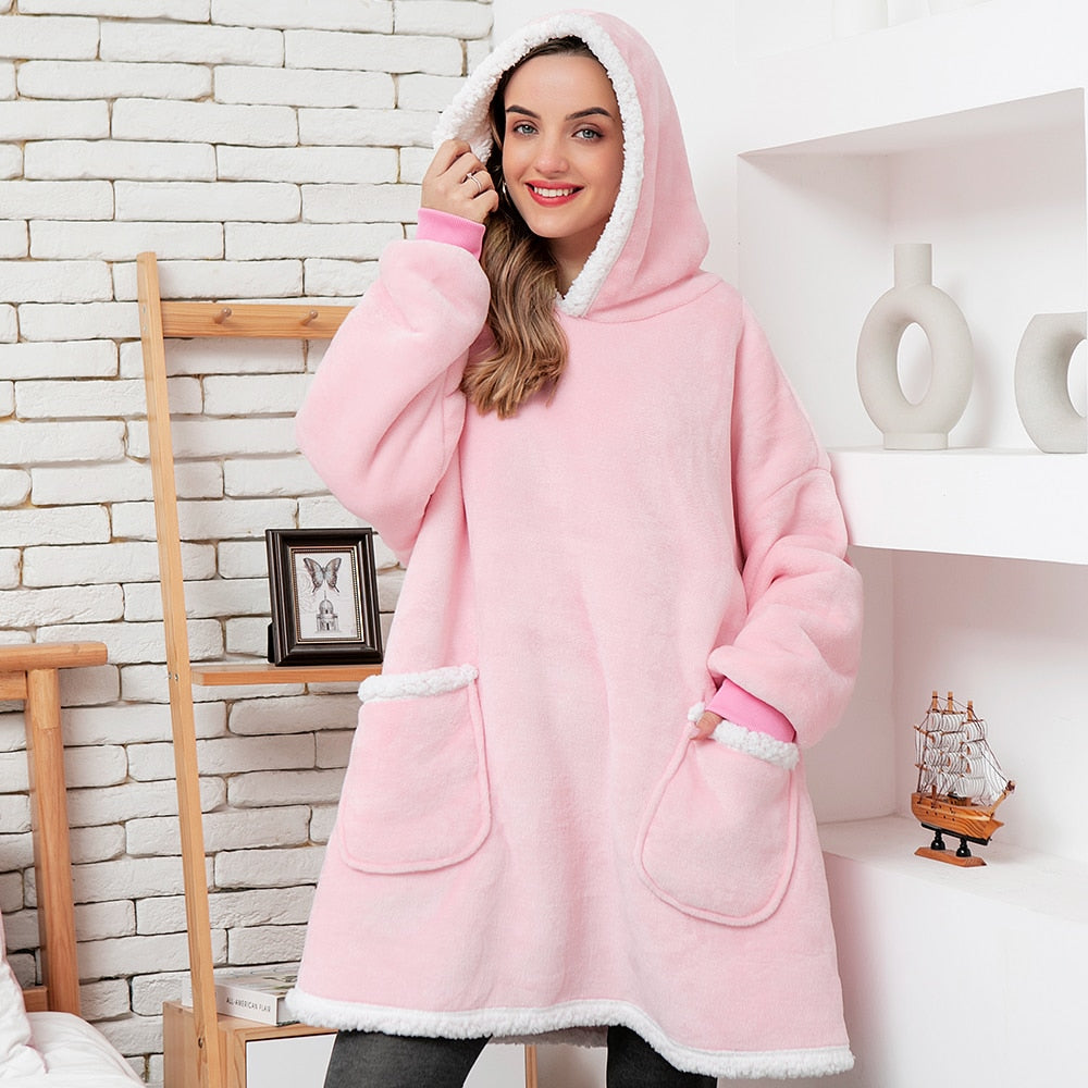 EB | Übergröße Damen Kapuzenpullover mit Kapuze