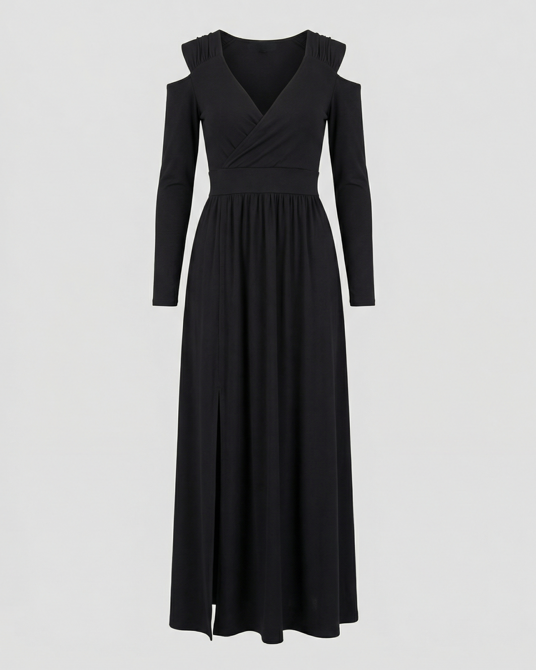 Elegantes Schlitz Abend Maxikleid | EB