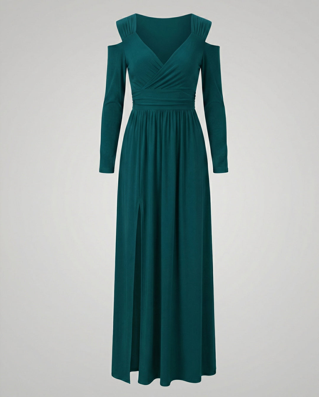 Elegantes Schlitz Abend Maxikleid | EB