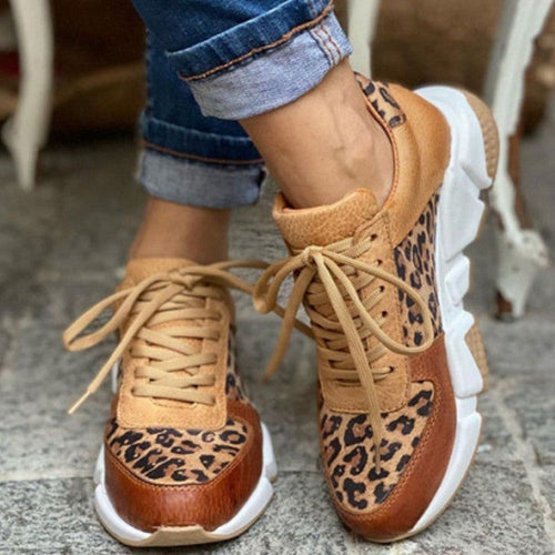 Leopard Schnürsneaker EB