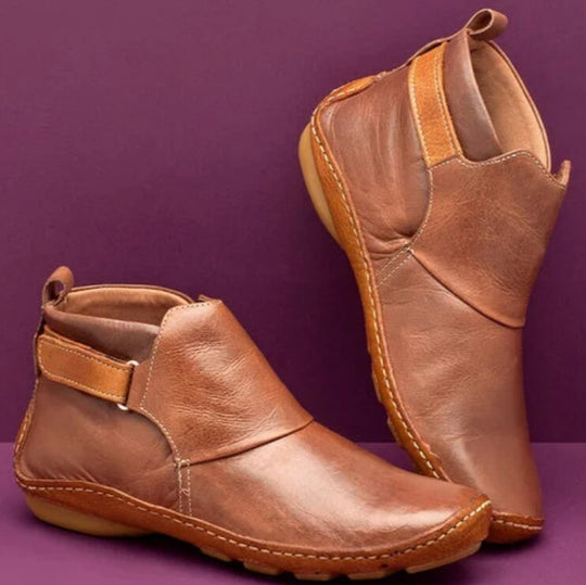 Imitatleder Damen Stiefeletten EB