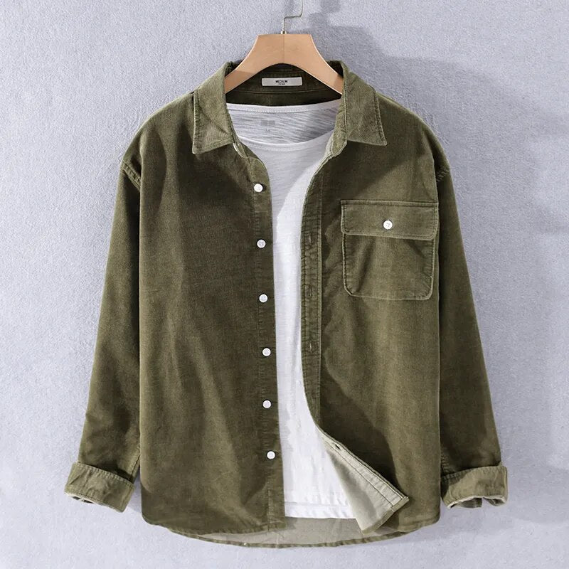 EB | Langarm Overshirt Aus Weichem Denim