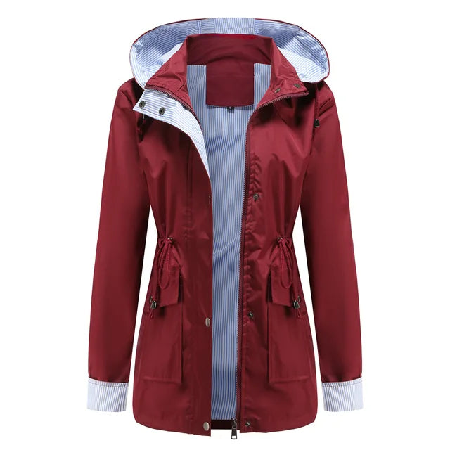 EBMode | Vielseitige Windbreaker-Jacke Mit Kapuze