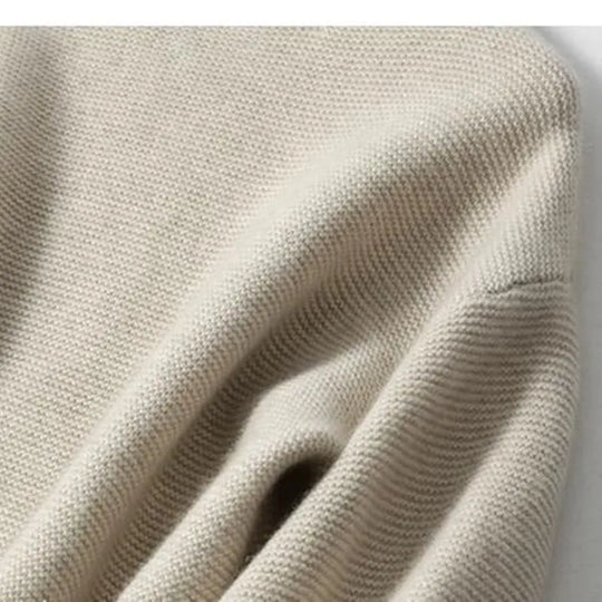 EB | Oversized Rollkragenpullover Gestricktes Polyester Komfort und Eleganz